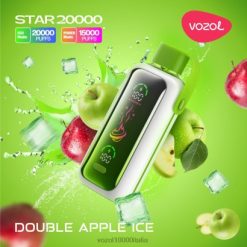 VOZOL Nicotina - VOZOL STAR 20000 BND44402 doppio ghiaccio alla mela