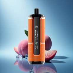 Al Fakher Crown Bar 15K Hypermax Gelato di Pesca ipermax Portatile 22ml