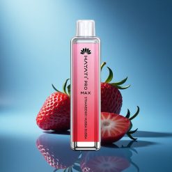 Hayati Pro Max 4000 Puffs Fragola Bubba Hubba Ricaricabile 2ml LED Cristallo