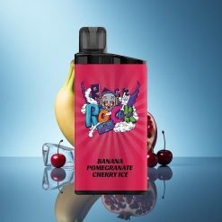 IGET Bar 3500 Puffs Ghiaccio di Banana Melagrana Ciliegia con Bobina Mesh 1.2 Ohm