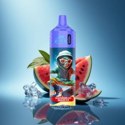 JNR Alien 10000 Anguria Brazz Ghiaccio con LED RGB e Ricarica Rapida Type-C