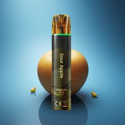 JNR Black&Golden 600+200 Mela Acida Ricarica 550mAh Senza Carica 2ml