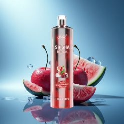 JNR Shisha Hookah 12000 Ciliegia Anguria Ghiacciata con 24ml e Ricarica Rapida Type-C