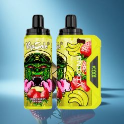 VapSolo VIKING 12000 Puffs Fragola Banana 22ml Tipo-C Display