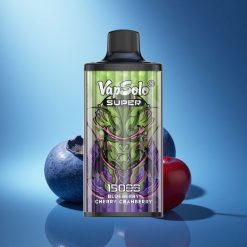 Vapsolo Super 15000 Puffs Mirtillo Ciliegia Mirtillo Rosso 40ml 850mah