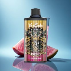 Vapsolo Super 15000 Puffs Super Limonata Rosa 40ml Mesh